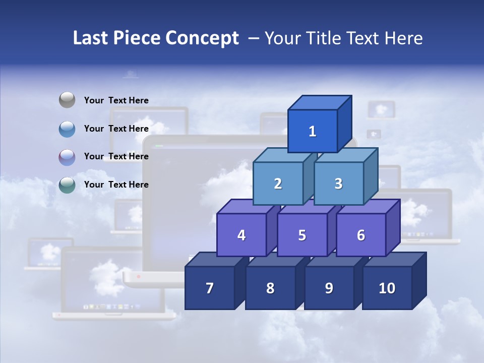 Serveur Multim Ordinateur Portable PowerPoint Template