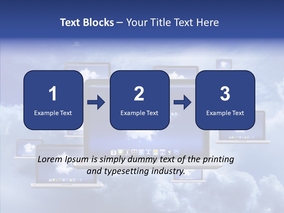Serveur Multim Ordinateur Portable PowerPoint Template
