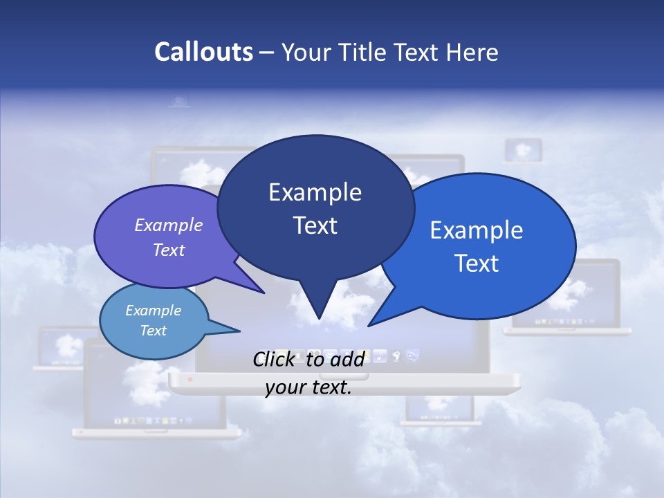 Serveur Multim Ordinateur Portable PowerPoint Template