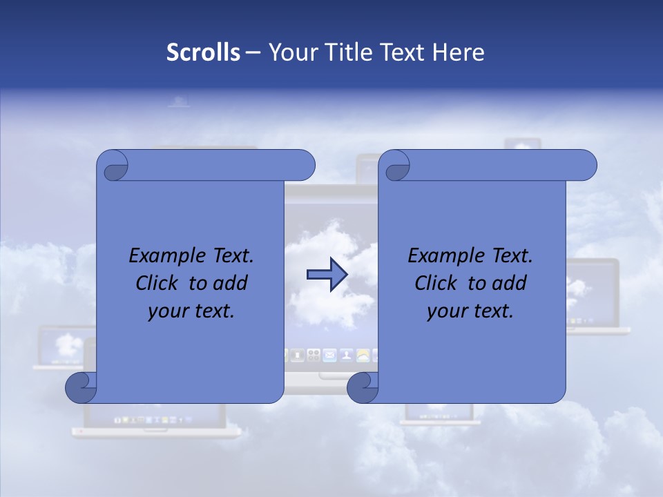 Serveur Multim Ordinateur Portable PowerPoint Template