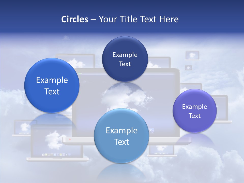 Serveur Multim Ordinateur Portable PowerPoint Template