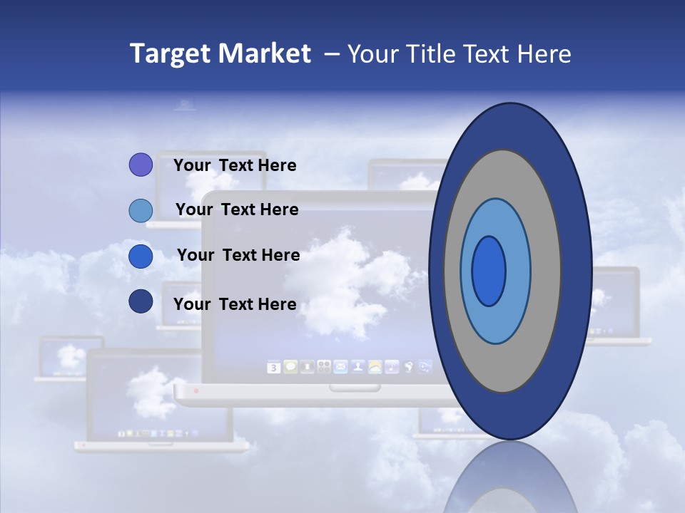 Serveur Multim Ordinateur Portable PowerPoint Template