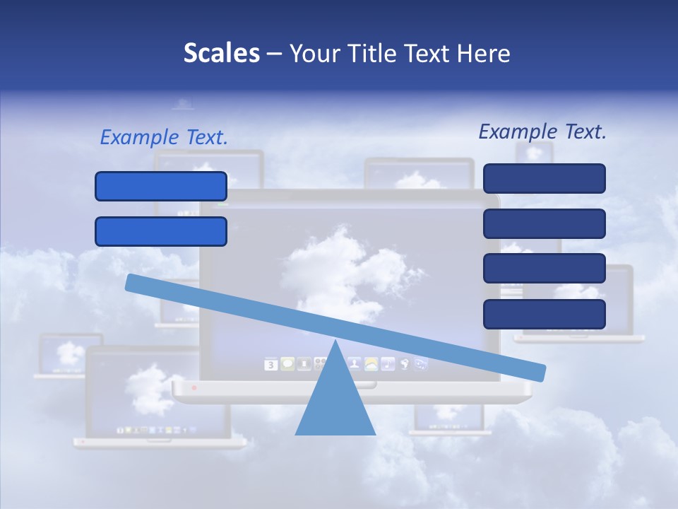 Serveur Multim Ordinateur Portable PowerPoint Template