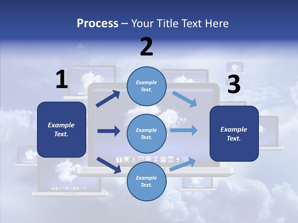 Serveur Multim Ordinateur Portable PowerPoint Template