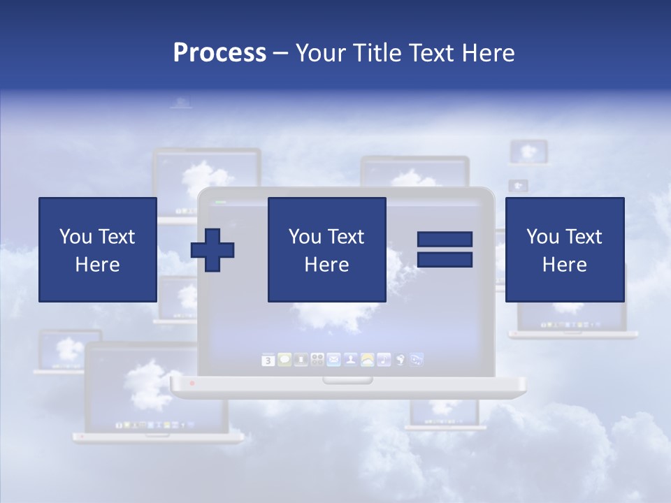 Serveur Multim Ordinateur Portable PowerPoint Template