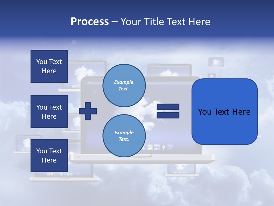 Serveur Multim Ordinateur Portable PowerPoint Template