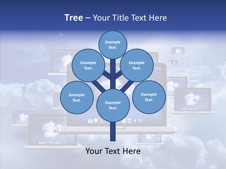 Serveur Multim Ordinateur Portable PowerPoint Template