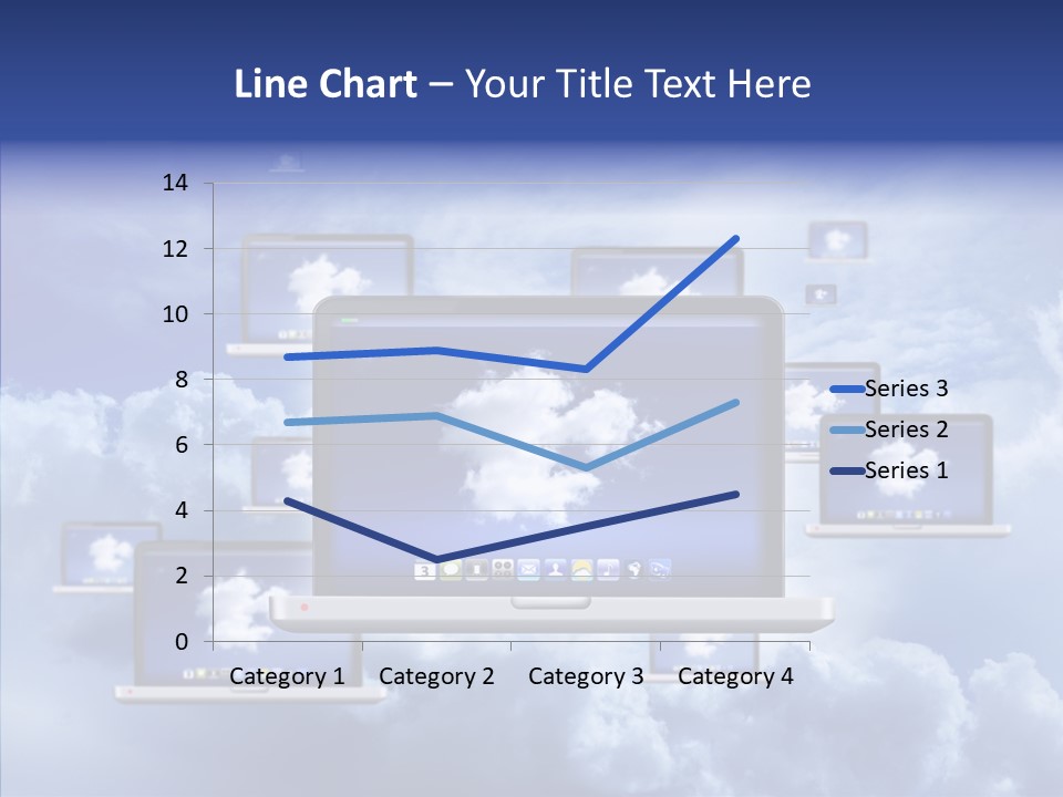 Serveur Multim Ordinateur Portable PowerPoint Template