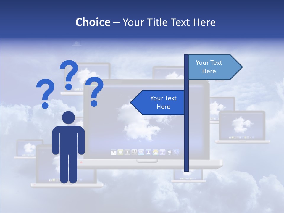 Serveur Multim Ordinateur Portable PowerPoint Template