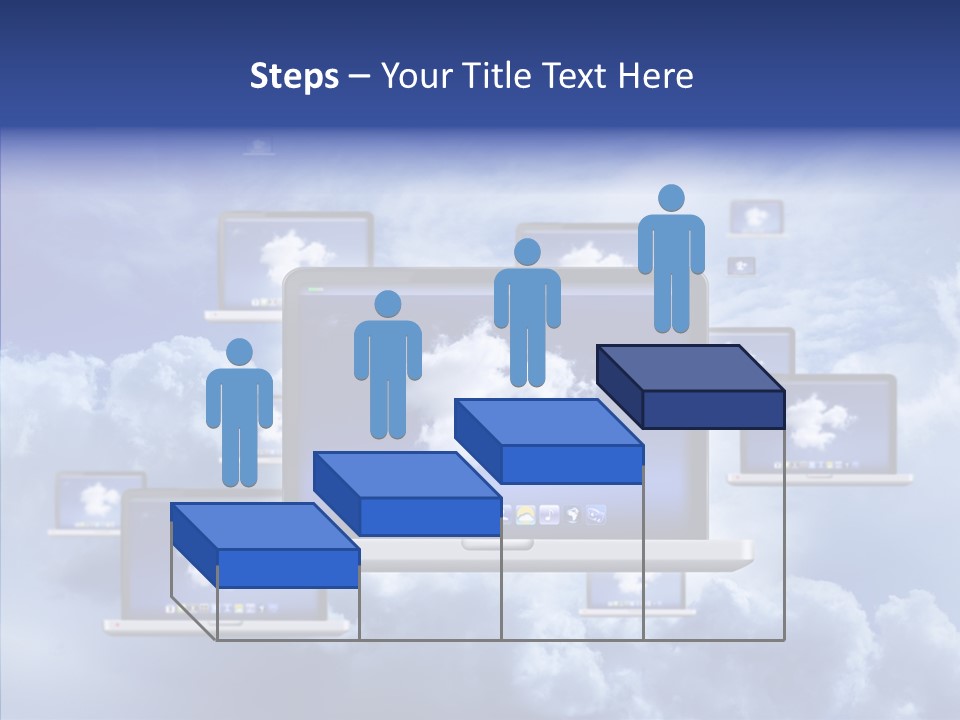 Serveur Multim Ordinateur Portable PowerPoint Template