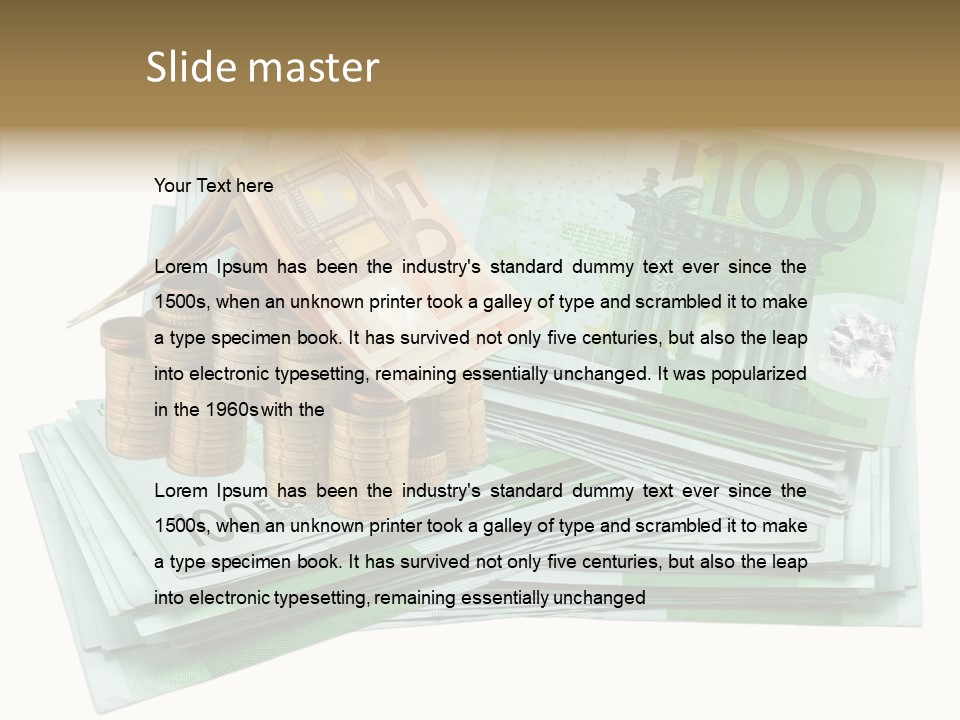 Architecte Achat Demeure PowerPoint Template