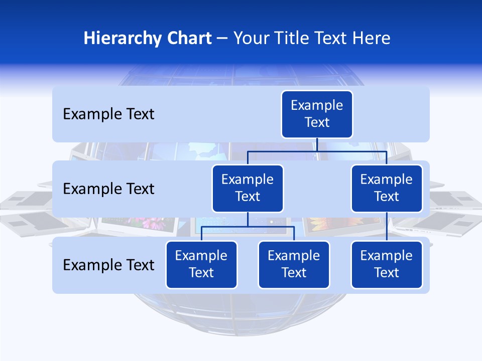 Globe White Background PowerPoint Template