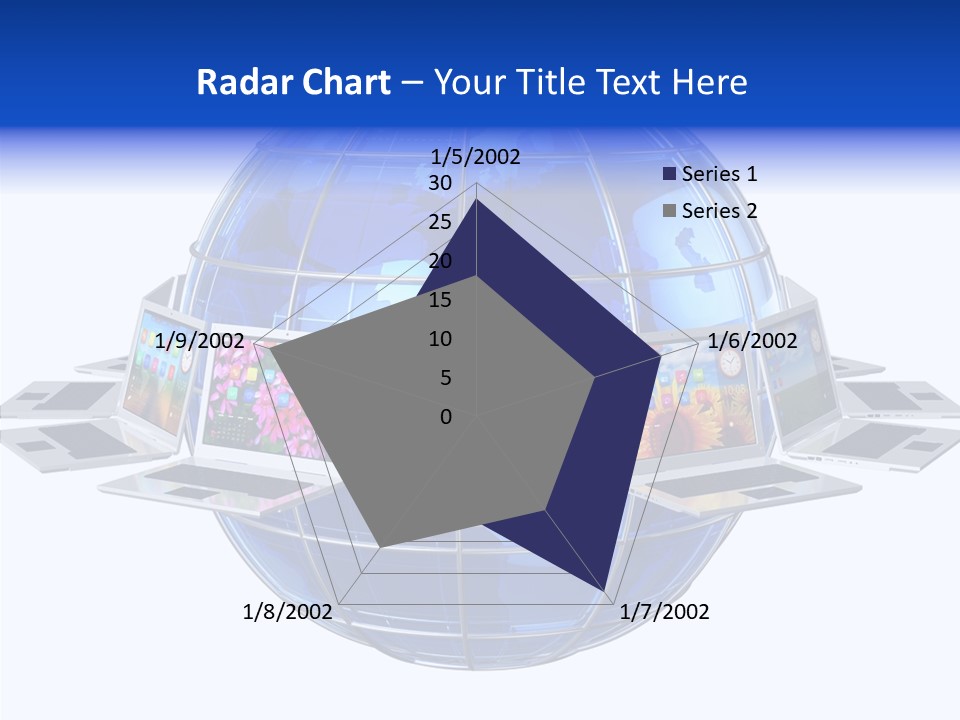 Globe White Background PowerPoint Template