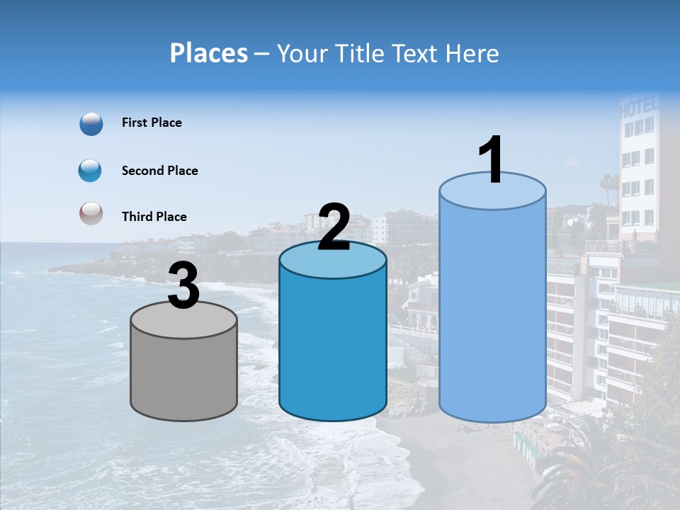Place Coastline Sea PowerPoint Template