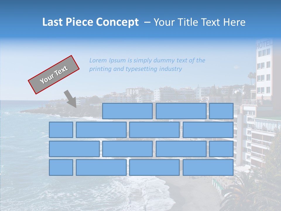 Place Coastline Sea PowerPoint Template