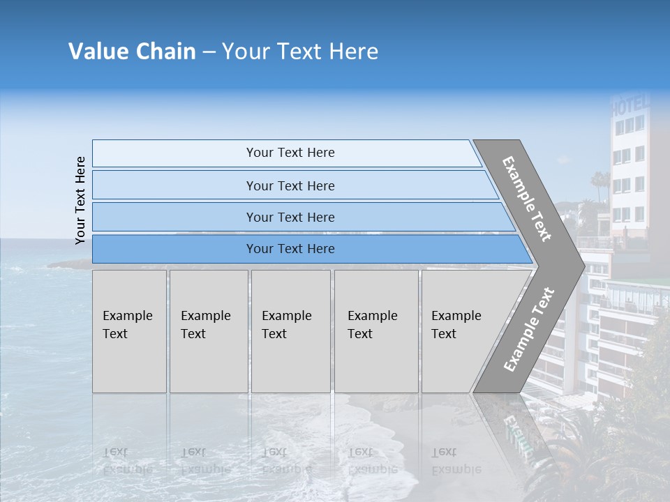 Place Coastline Sea PowerPoint Template