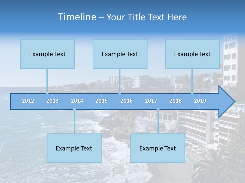 Place Coastline Sea PowerPoint Template