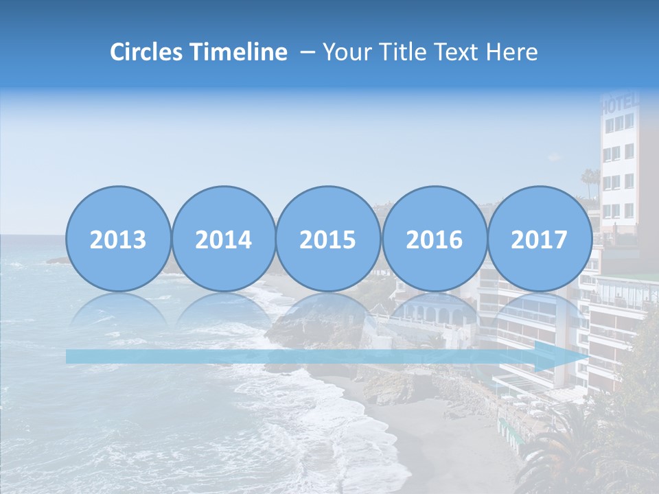 Place Coastline Sea PowerPoint Template