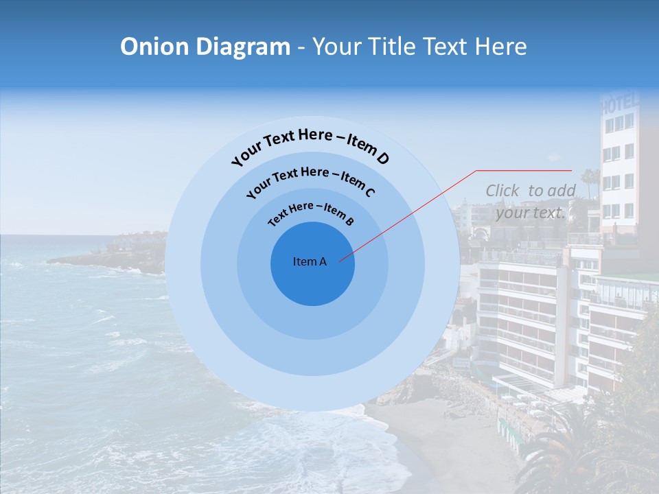 Place Coastline Sea PowerPoint Template