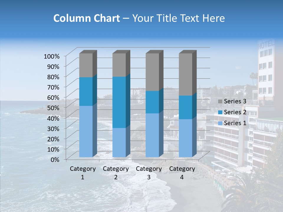 Place Coastline Sea PowerPoint Template
