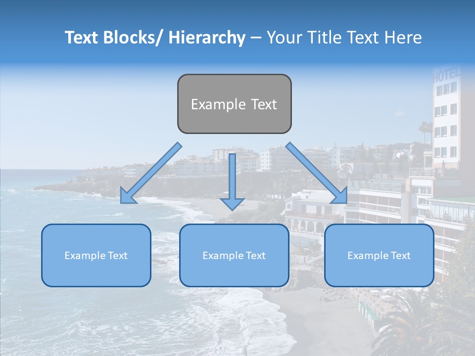 Place Coastline Sea PowerPoint Template