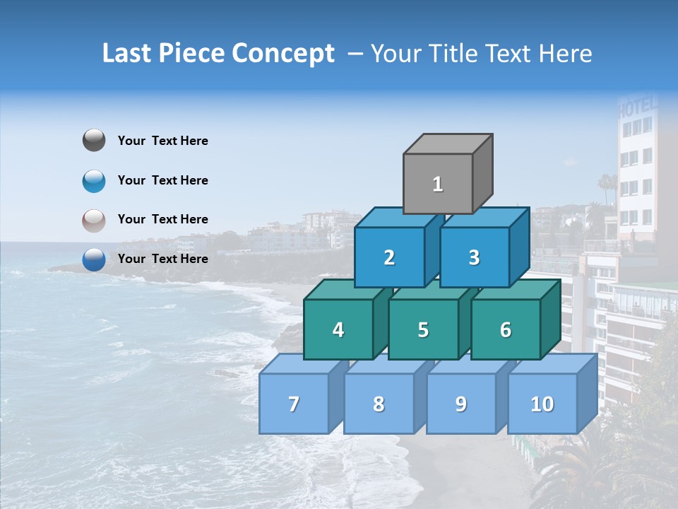 Place Coastline Sea PowerPoint Template