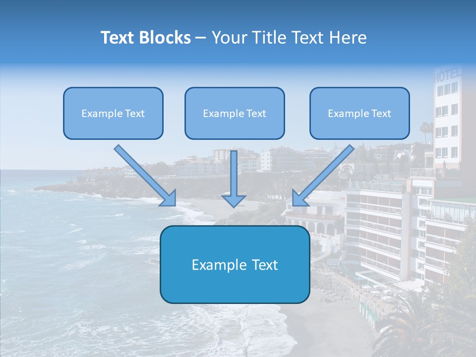 Place Coastline Sea PowerPoint Template