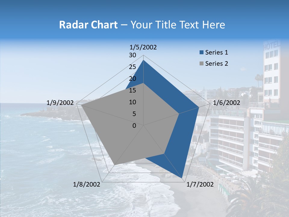 Place Coastline Sea PowerPoint Template