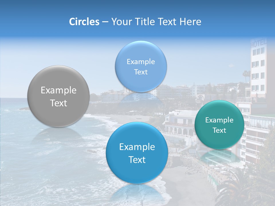 Place Coastline Sea PowerPoint Template