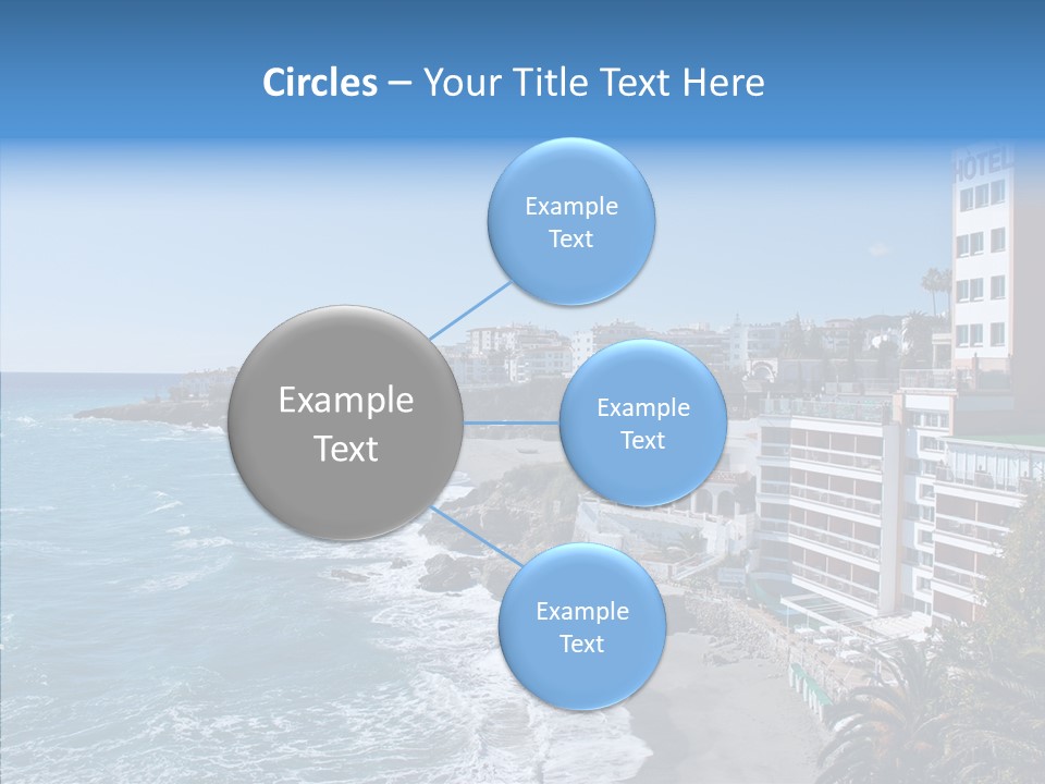 Place Coastline Sea PowerPoint Template