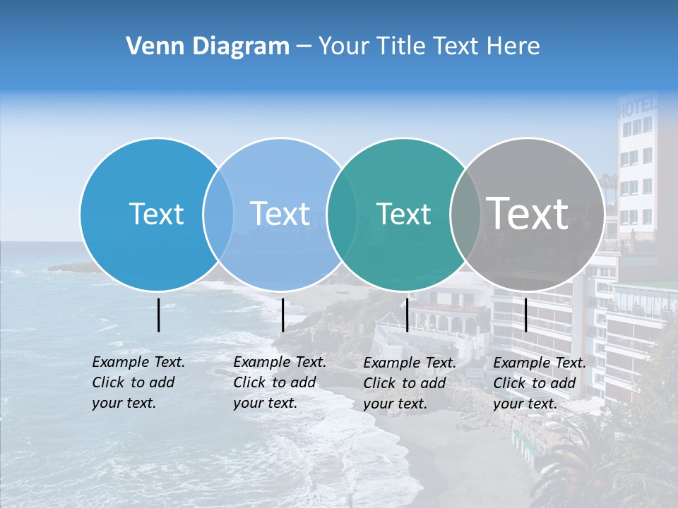 Place Coastline Sea PowerPoint Template