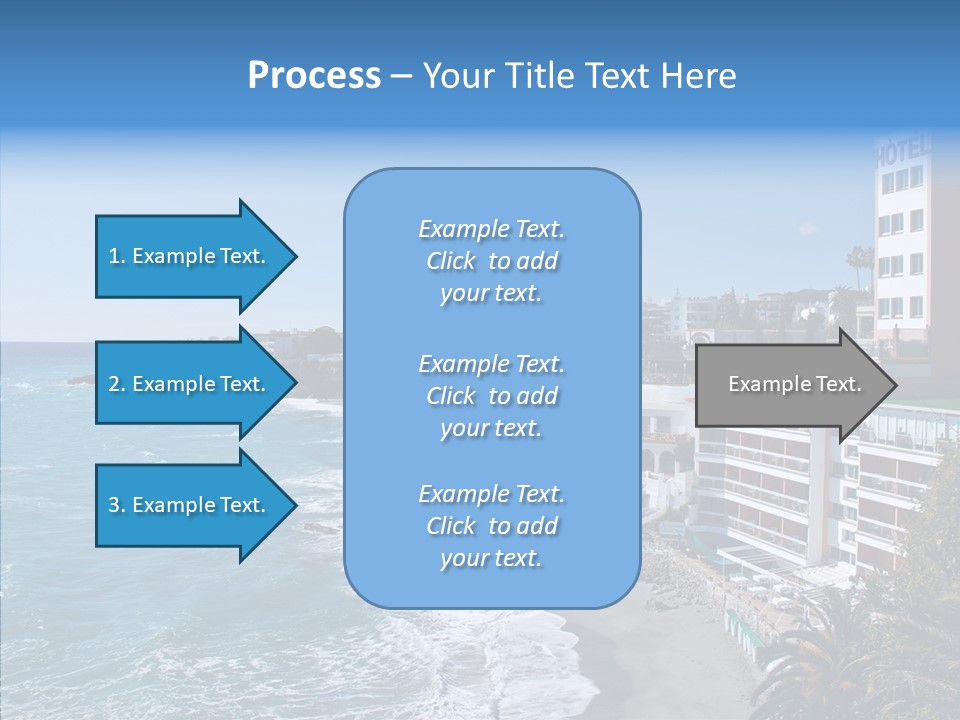 Place Coastline Sea PowerPoint Template