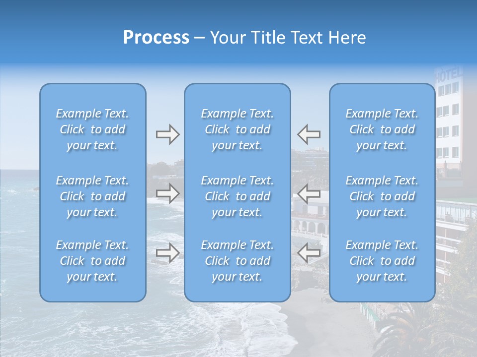 Place Coastline Sea PowerPoint Template