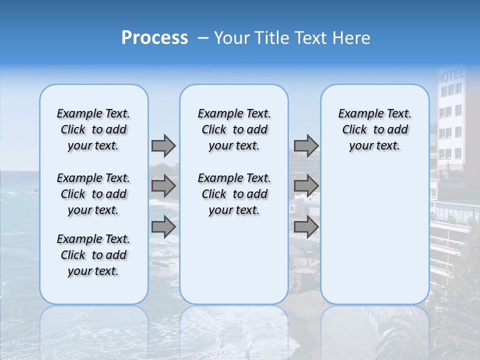 Place Coastline Sea PowerPoint Template