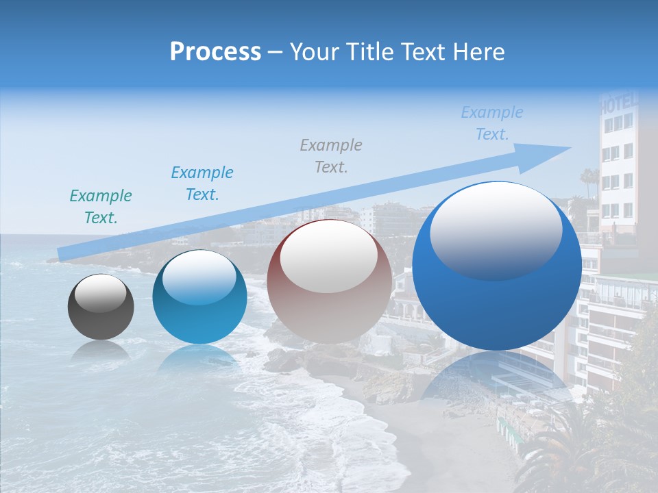 Place Coastline Sea PowerPoint Template
