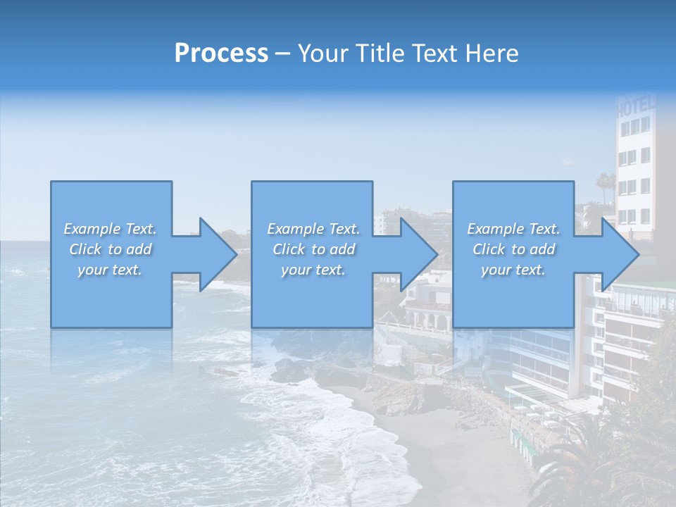 Place Coastline Sea PowerPoint Template