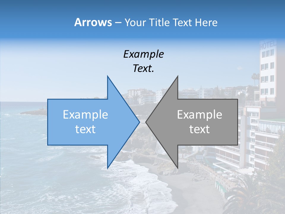 Place Coastline Sea PowerPoint Template