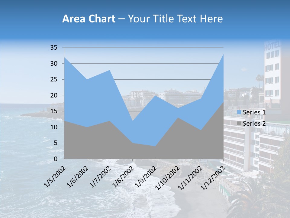 Place Coastline Sea PowerPoint Template