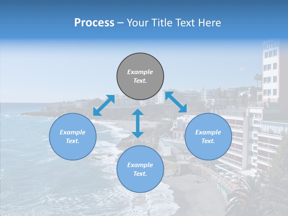 Place Coastline Sea PowerPoint Template