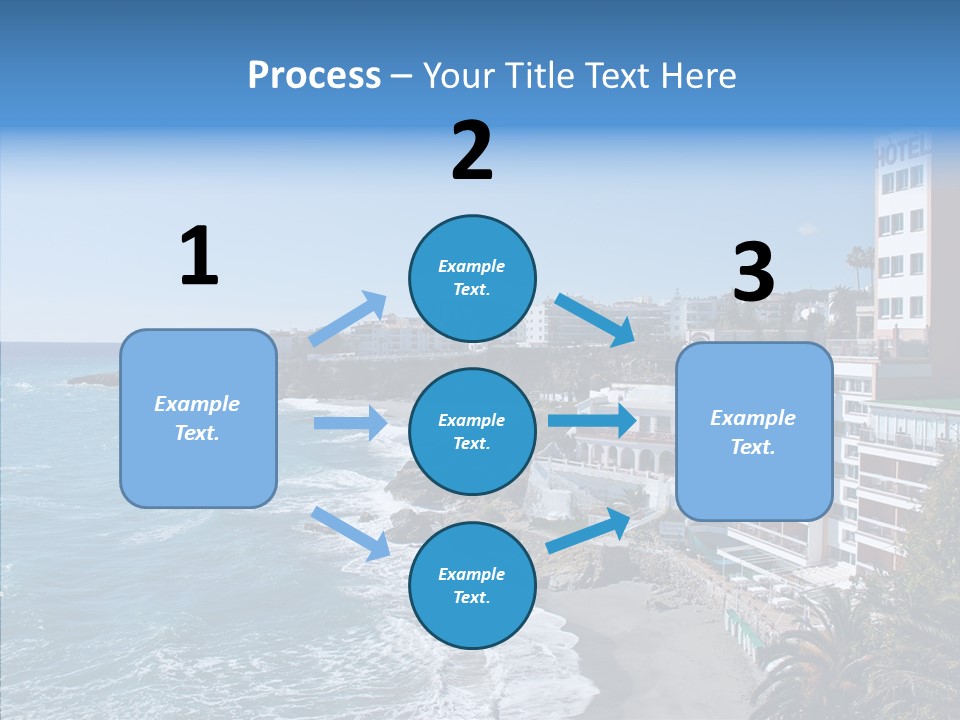 Place Coastline Sea PowerPoint Template
