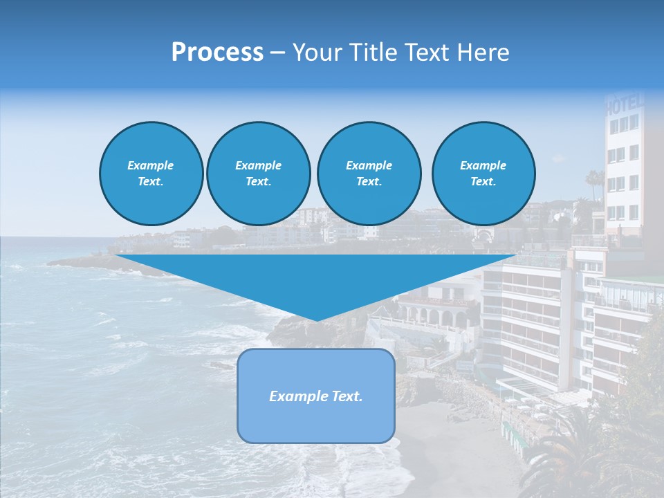 Place Coastline Sea PowerPoint Template