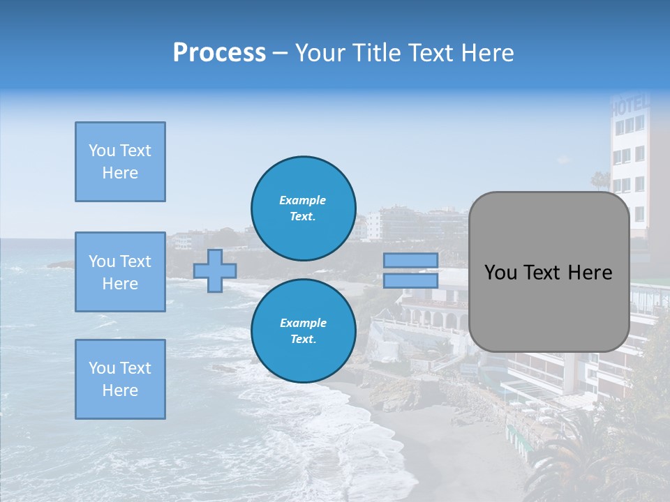 Place Coastline Sea PowerPoint Template