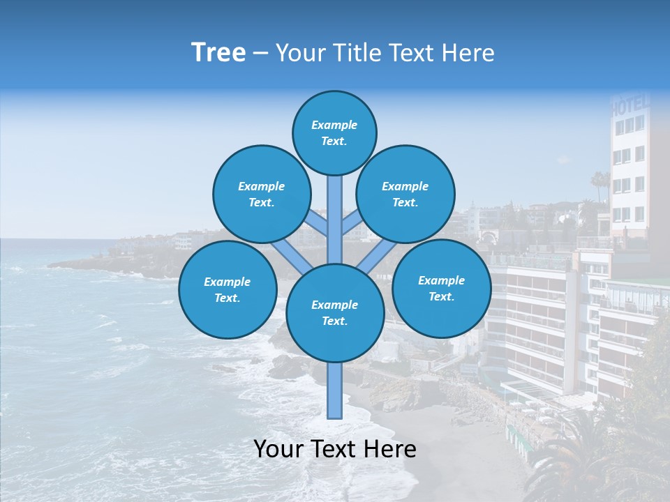 Place Coastline Sea PowerPoint Template