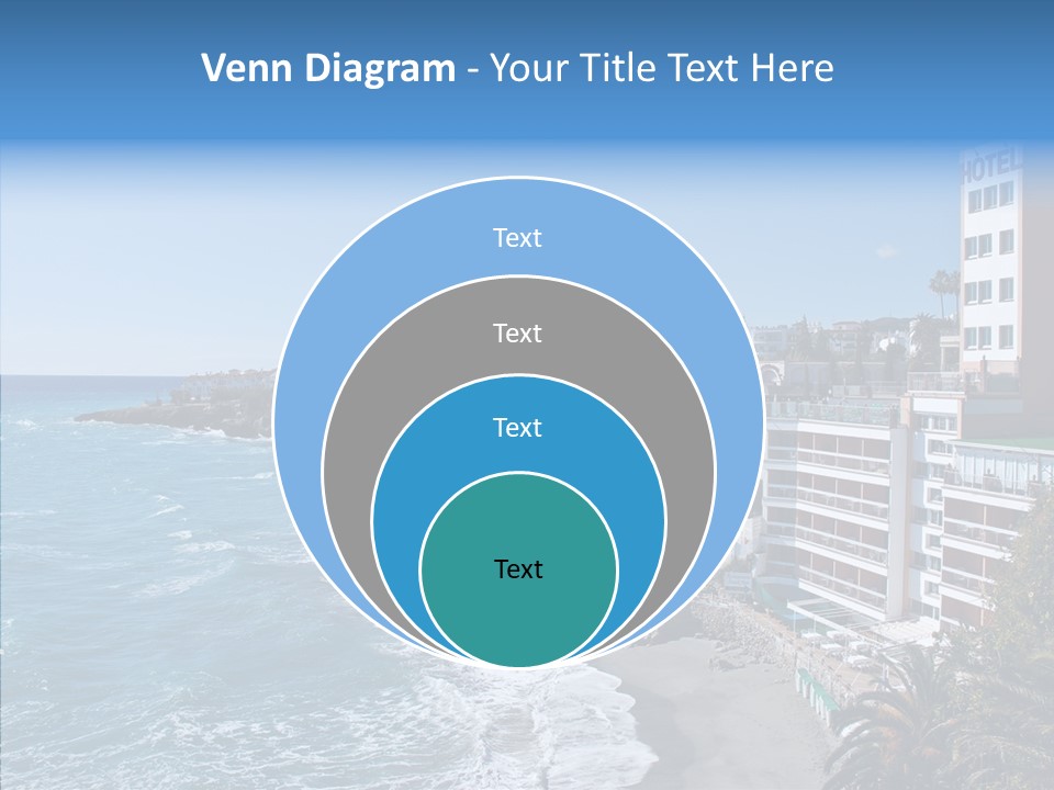 Place Coastline Sea PowerPoint Template