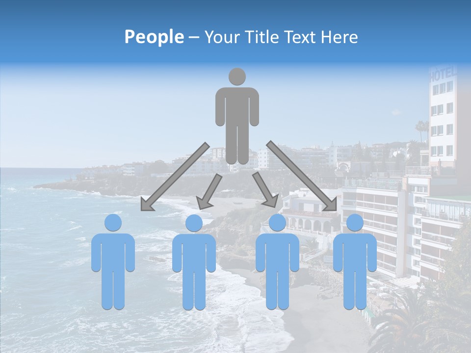 Place Coastline Sea PowerPoint Template