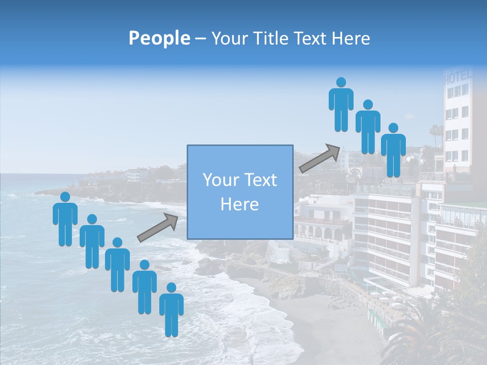 Place Coastline Sea PowerPoint Template