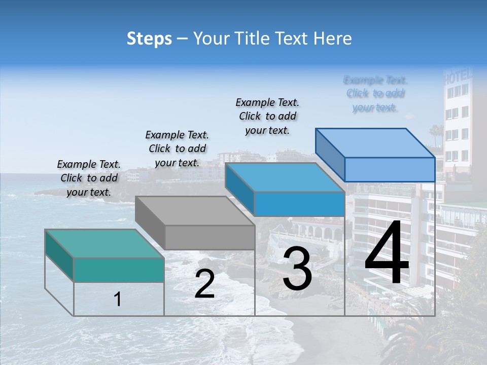 Place Coastline Sea PowerPoint Template