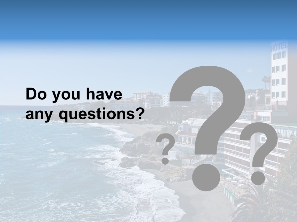 Place Coastline Sea PowerPoint Template