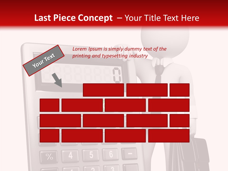 Button Technology Job PowerPoint Template