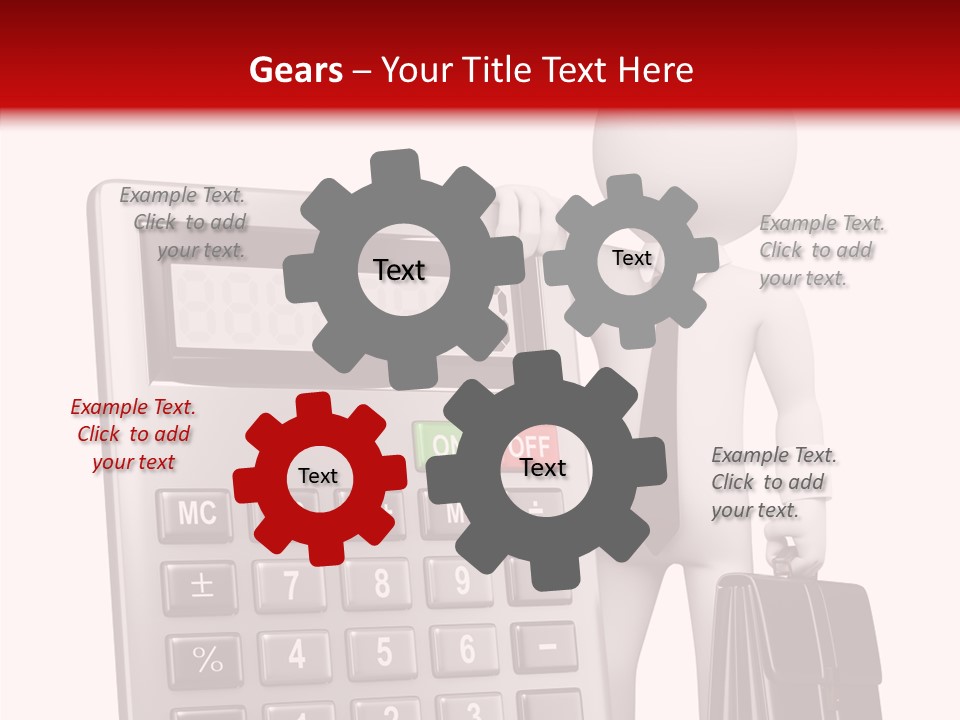 Button Technology Job PowerPoint Template